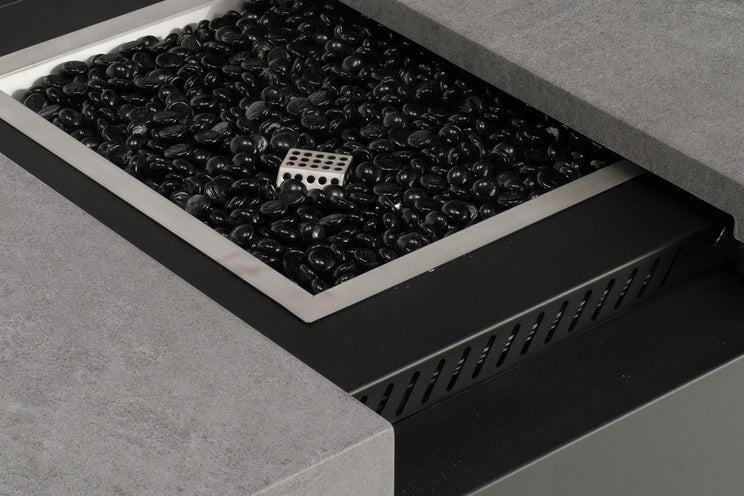 Functional Rectangular Fire Pit Table